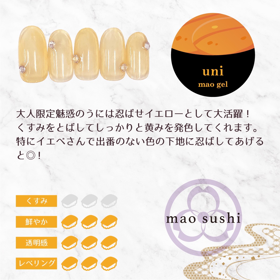 マオジェル マオ寿司 限定maosushi 5色セット - macaluminio.com